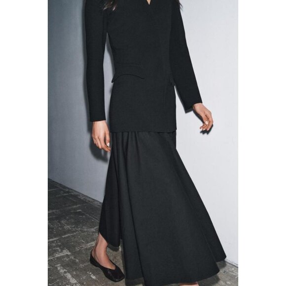 ZARA COMBINED BLAZER DRESS ZW COLLECTION - Picture 6 of 8